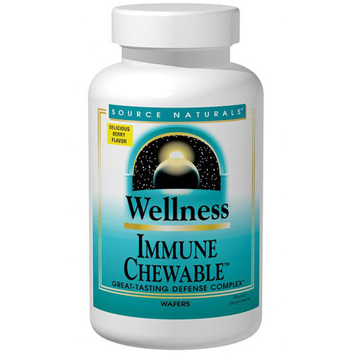 Wellness Immune Chewable, 60 Wafers, Source Naturals Fashion